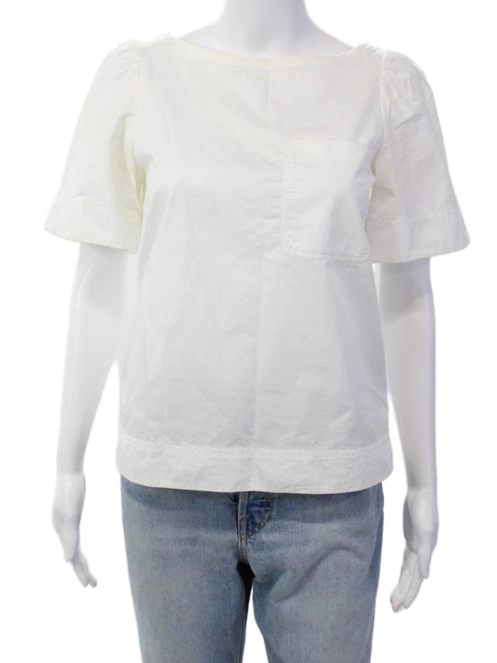 Kate Spade Cotton Front Pocket Blouse, size XS/S